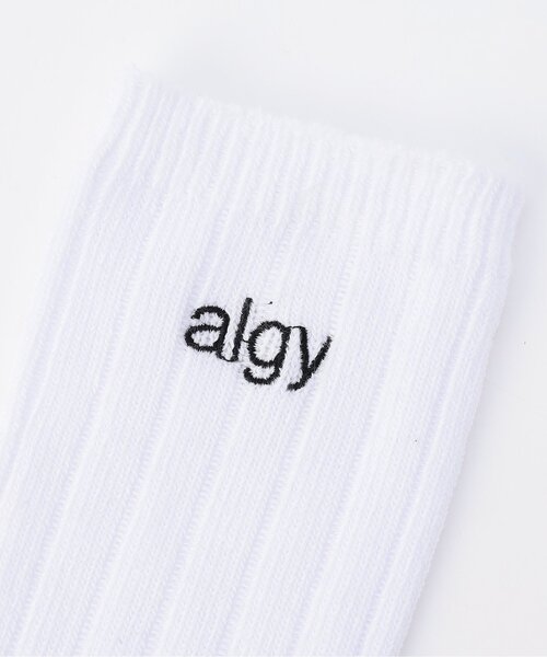 algy（アルジー）の「ワンポイントロゴロングルーズソックス（ソックス/靴下・キッズ・ブラック/オフホワイト・24/21）」の19枚目の写真