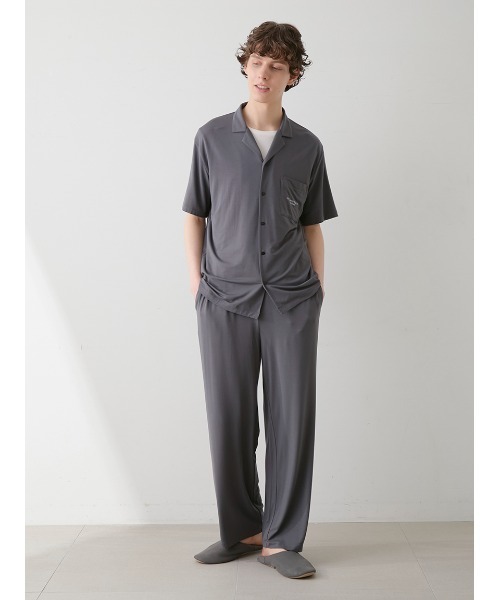 セール】【HOMME】【接触冷感】COOLレーヨンシャツ（ルーム