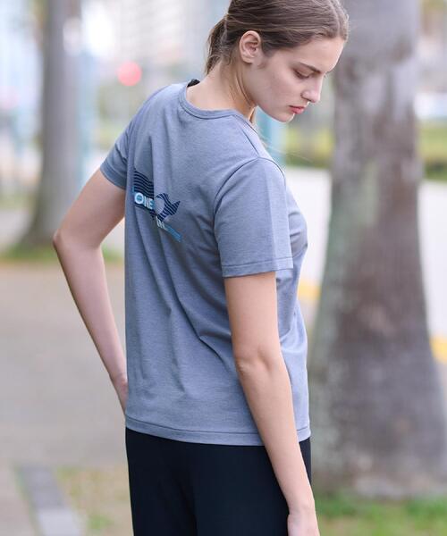 DRESSTERIOR（ドレステリア）の「【洗える/バックプリント】再生ポリエステルホエイルプリントTシャツ（Tシャツ/カットソー・レディース・ブラック/オフホワイト/グレー・34/36/38）」の13枚目の写真