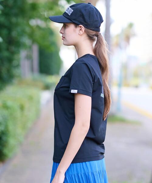 DRESSTERIOR（ドレステリア）の「【洗える/バックプリント】再生ポリエステルホエイルプリントTシャツ（Tシャツ/カットソー・レディース・ブラック/オフホワイト/グレー・34/36/38）」の18枚目の写真