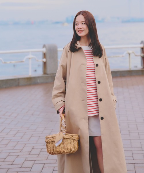 【未使用品】グローバルワーク 高山直子さんコラボ　ウールライクWコートS 高山直子さんコラボ/ダブルロングジャケット/EiiS/133567 | [公式