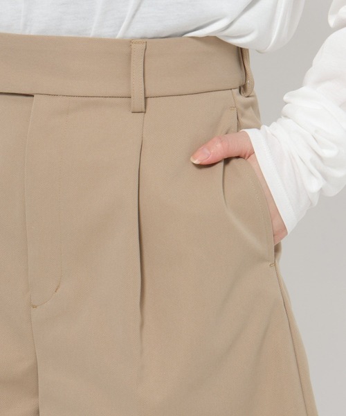 セール】高山直子さんコラボ/ワイドチノショートパンツ/EiiS/289619