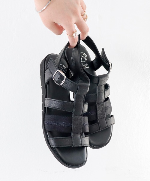 【在庫有国内発送】RAG & BONE Calliope 黒 サンダル 関税送料込 SUBU オレンジ 22.0-23.5(22.0-23.5)：ファッション