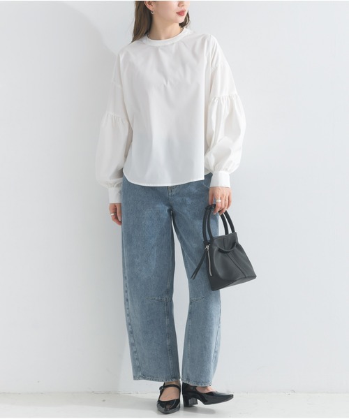 OandI（オーアンドアイ）の「カーヴィーデニムパンツ（デニムパンツ・レディース・ブルー・M）」の10枚目の写真