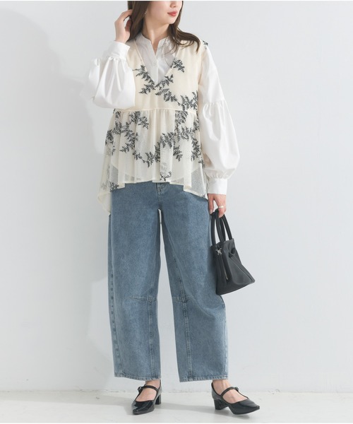 OandI（オーアンドアイ）の「カーヴィーデニムパンツ（デニムパンツ・レディース・ブルー・M）」の15枚目の写真