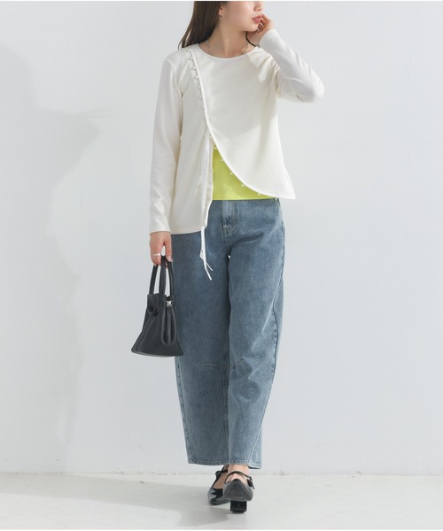 OandI（オーアンドアイ）の「カーヴィーデニムパンツ（デニムパンツ・レディース・ブルー・M）」の19枚目の写真