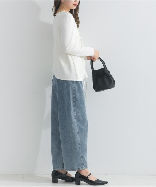 OandI（オーアンドアイ）の「カーヴィーデニムパンツ（デニムパンツ・レディース・ブルー・M）」の20枚目の写真