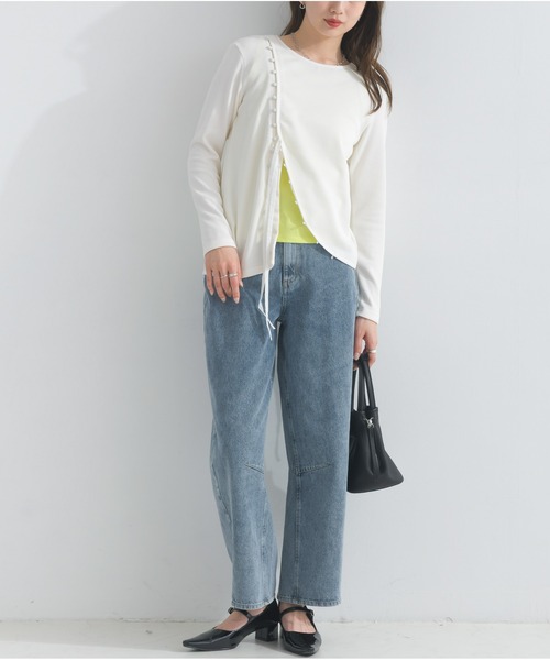 OandI（オーアンドアイ）の「カーヴィーデニムパンツ（デニムパンツ・レディース・ブルー・M）」の18枚目の写真