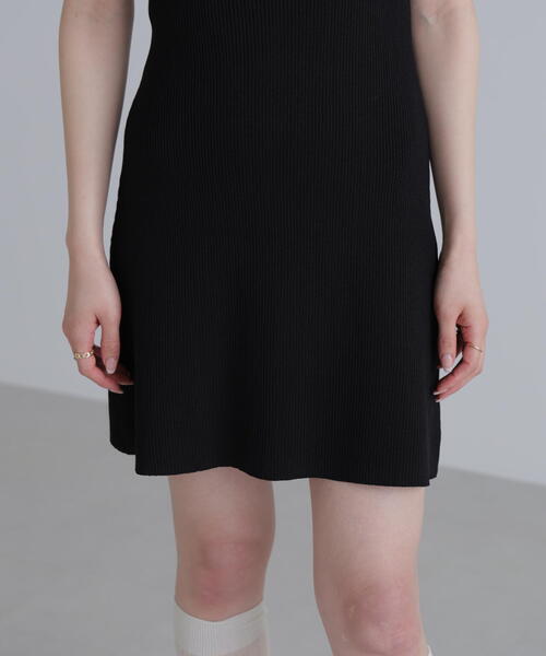 FREE'S MART（フリーズマート）の「◆配色ラインポロニットミニワンピース（ワンピース・レディース・ホワイト/ブラック/ブルー・SMALL/MEDIUM）」の15枚目の写真