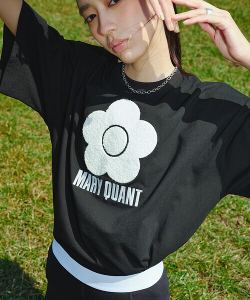 MARYQUANT×PUBLUX/マリークワント相良刺繍Tシャツ限定展開