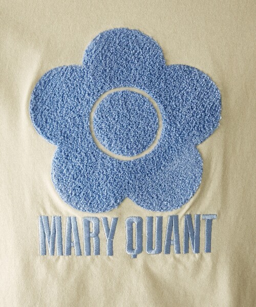 PUBLUX(パブリュクス)の「MARY QUANT × PUBLUX/マリークワント 相良刺繍 Tシャツ 限定展開(Tシャツ/カットソー・レディース・ブラック/サックスブルー/オフホワイト/ピンク/ベージュ・S/M)」の15枚目の写真