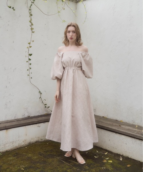 anuans スリットスリーブフレアワンピース anuans スリットスリーブフレアワンピース【即日発送可能】 4way