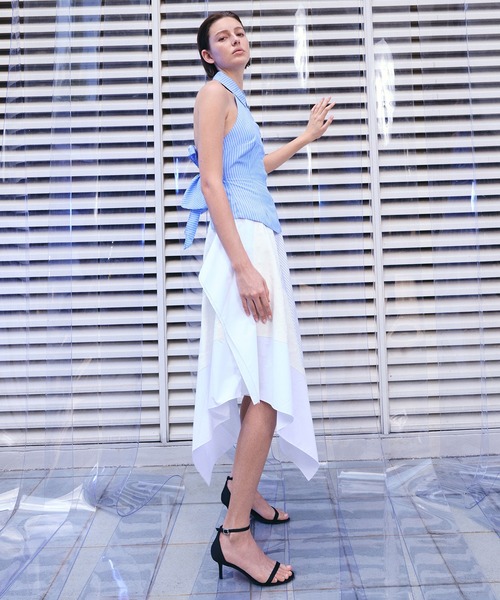 CHARLES & KEITH(チャールズ & キース)の「スティレットヒール アンクルストラップサンダル(サンダル・レディース・アイボリー/ブラック系その他2・24.5cm/23.5cm/23cm/22.5cm/22cm/26.5cm/25.5cm/25cm)」の9枚目の写真