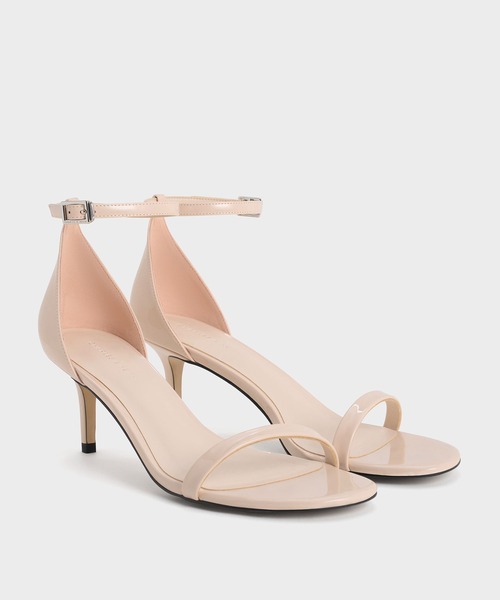 CHARLES & KEITH(チャールズ & キース)の「スティレットヒール アンクルストラップサンダル(サンダル・レディース・アイボリー/ブラック系その他2・24.5cm/23.5cm/23cm/22.5cm/22cm/26.5cm/25.5cm/25cm)」の19枚目の写真