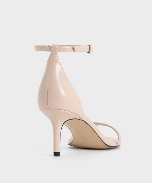 CHARLES & KEITH(チャールズ & キース)の「スティレットヒール アンクルストラップサンダル(サンダル・レディース・アイボリー/ブラック系その他2・24.5cm/23.5cm/23cm/22.5cm/22cm/26.5cm/25.5cm/25cm)」の20枚目の写真