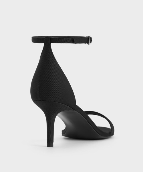 CHARLES & KEITH(チャールズ & キース)の「スティレットヒール アンクルストラップサンダル(サンダル・レディース・アイボリー/ブラック系その他2・24.5cm/23.5cm/23cm/22.5cm/22cm/26.5cm/25.5cm/25cm)」の13枚目の写真