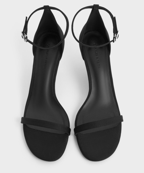 CHARLES & KEITH(チャールズ & キース)の「スティレットヒール アンクルストラップサンダル(サンダル・レディース・アイボリー/ブラック系その他2・24.5cm/23.5cm/23cm/22.5cm/22cm/26.5cm/25.5cm/25cm)」の15枚目の写真