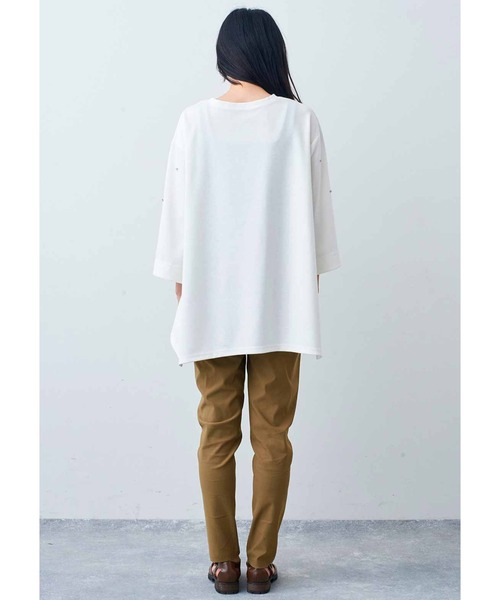 Live in comfort（リブインコンフォート）の「【低身長／高身長サイズあり】リブ　イン　コンフォート　ぐーんと伸びてノンストレス　スッキリ美脚なスーパー伸び軽テーパードパンツ（その他パンツ・レディース・カーキ/モカ/ブラック/アイボリー・8/6/7/10/9/5/12/11/3/2/1/13/4/14）」の7枚目の写真
