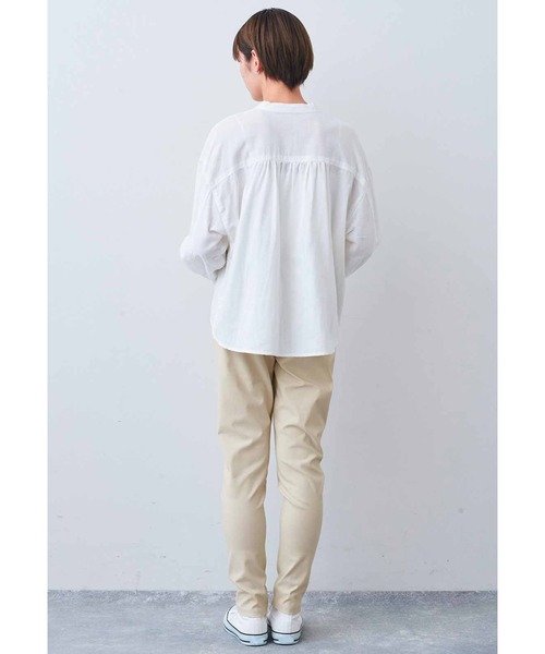 Live in comfort（リブインコンフォート）の「【低身長／高身長サイズあり】リブ　イン　コンフォート　ぐーんと伸びてノンストレス　スッキリ美脚なスーパー伸び軽テーパードパンツ（その他パンツ・レディース・カーキ/モカ/ブラック/アイボリー・8/6/7/10/9/5/12/11/3/2/1/13/4/14）」の9枚目の写真