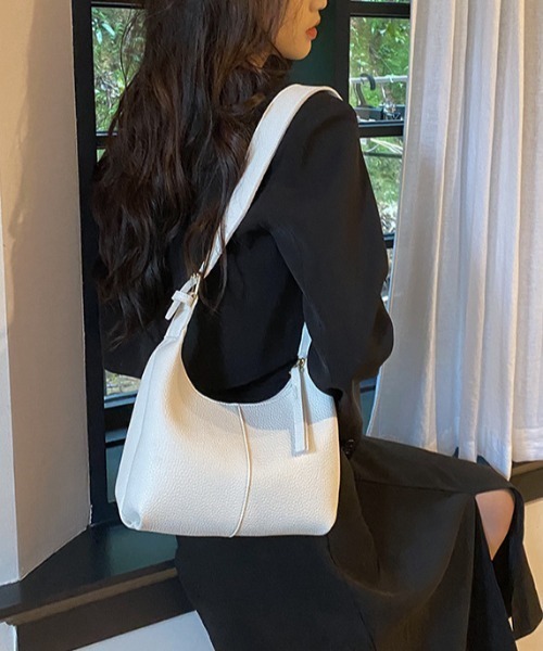 mebole(メボレ)の「daily color shoulder bag(ショルダーバッグ・レディース・ブラック/ベージュ/ホワイト・FREE)」の16枚目の写真