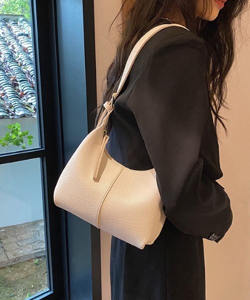 mebole(メボレ)の「daily color shoulder bag(ショルダーバッグ・レディース・ブラック/ベージュ/ホワイト・FREE)」の14枚目の写真