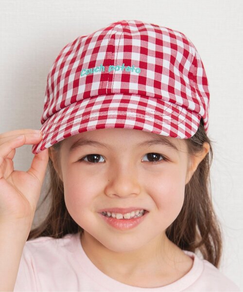 BREEZE（ブリーズ）の「【UVカット】ロゴキャップ（キャップ・キッズ・グリーン/レッド/ベージュ/インディゴブルー/ブラック・50/54/58）」の5枚目の写真