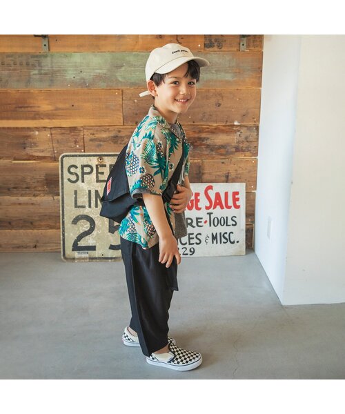 BREEZE（ブリーズ）の「【UVカット】ロゴキャップ（キャップ・キッズ・グリーン/レッド/ベージュ/インディゴブルー/ブラック・50/54/58）」の6枚目の写真