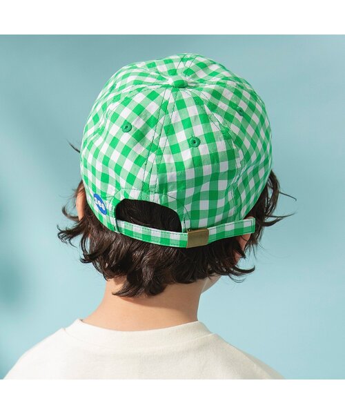 BREEZE（ブリーズ）の「【UVカット】ロゴキャップ（キャップ・キッズ・グリーン/レッド/ベージュ/インディゴブルー/ブラック・50/54/58）」の16枚目の写真