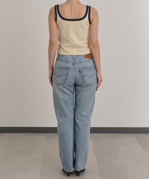 forget-me-nots(フォーゲットミーノッツ)の「リンガータンクトップ FMN-25SS-CS-006(タンクトップ・レディース・イエロー/ホワイト/ブラック・FREE)」の9枚目の写真