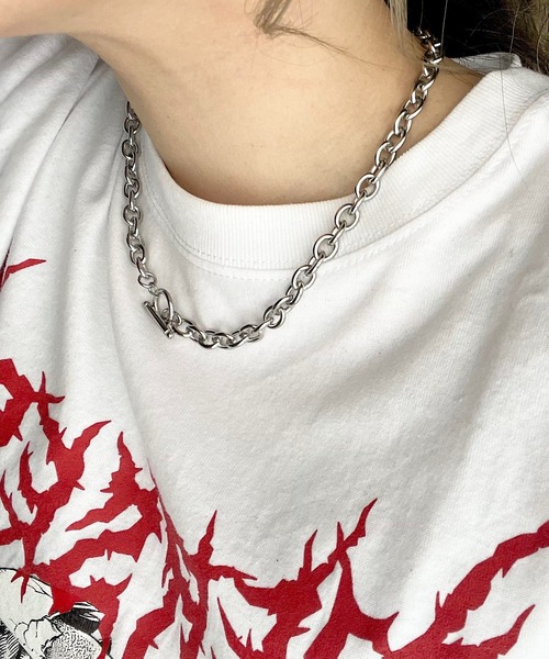 rozenkreuz ロゴチェーンネックレス　完売品 セール】金属アレルギー対応 サージカルステンレス/316L