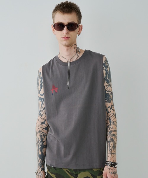 AIVER(アイバー)の「AIVER AグラデーションN/S TEE(Tシャツ/カットソー・メンズ・ホワイト/ブラック/チャコールグレー/アッシュグレー・SMALL/MEDIUM/LARGE)」の19枚目の写真