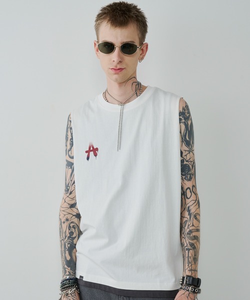 AIVER(アイバー)の「AIVER AグラデーションN/S TEE(Tシャツ/カットソー・メンズ・ホワイト/ブラック/チャコールグレー/アッシュグレー・SMALL/MEDIUM/LARGE)」の5枚目の写真