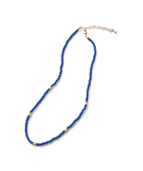 marjour(マージュール)の「SYNTHETIC STONE COLOR NECKLACE(ネックレス・レディース・イエロー/ブルー・FREE)」の9枚目の写真