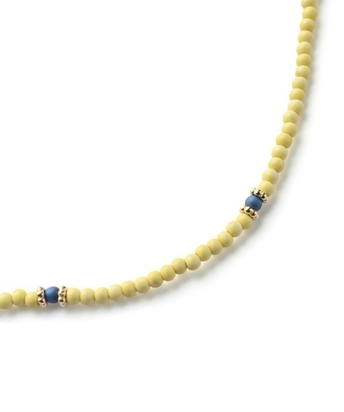 marjour(マージュール)の「SYNTHETIC STONE COLOR NECKLACE(ネックレス・レディース・イエロー/ブルー・FREE)」の11枚目の写真