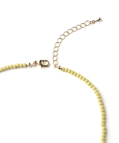 marjour(マージュール)の「SYNTHETIC STONE COLOR NECKLACE(ネックレス・レディース・イエロー/ブルー・FREE)」の13枚目の写真