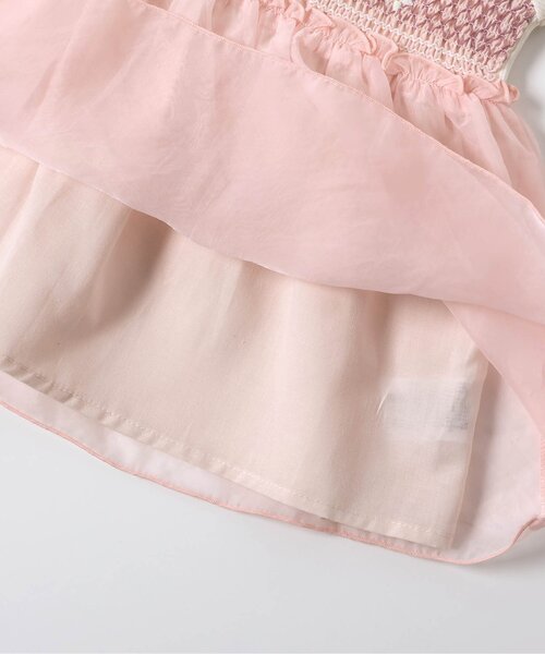 apres les cours(アプレレクール)の「【ジュニア対応】フルーツ刺繍ドッキングトップス(Tシャツ/カットソー・キッズ・ミント/ピンク・80/90/100/110/120/130/140)」の10枚目の写真