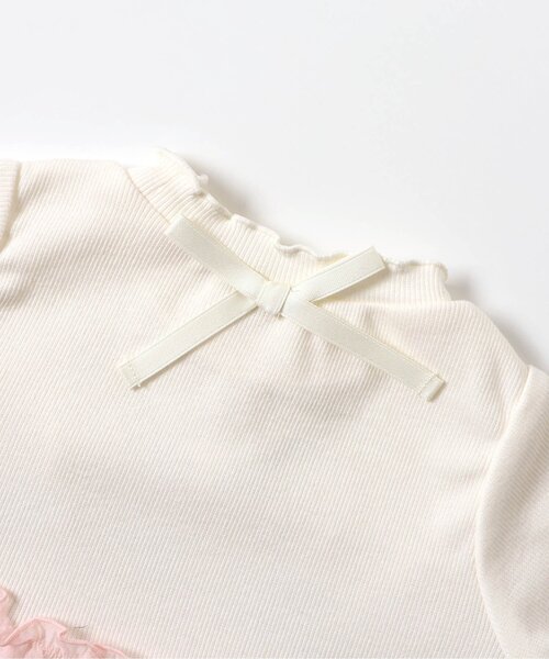 apres les cours(アプレレクール)の「【ジュニア対応】フルーツ刺繍ドッキングトップス(Tシャツ/カットソー・キッズ・ミント/ピンク・80/90/100/110/120/130/140)」の17枚目の写真