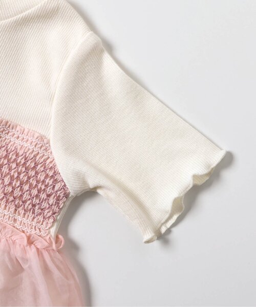 apres les cours(アプレレクール)の「【ジュニア対応】フルーツ刺繍ドッキングトップス(Tシャツ/カットソー・キッズ・ミント/ピンク・80/90/100/110/120/130/140)」の18枚目の写真