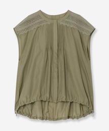 R-ISM（リズム）の「【シルクブレンド】レースコンビバルーンブラウス（シャツ/ブラウス）」