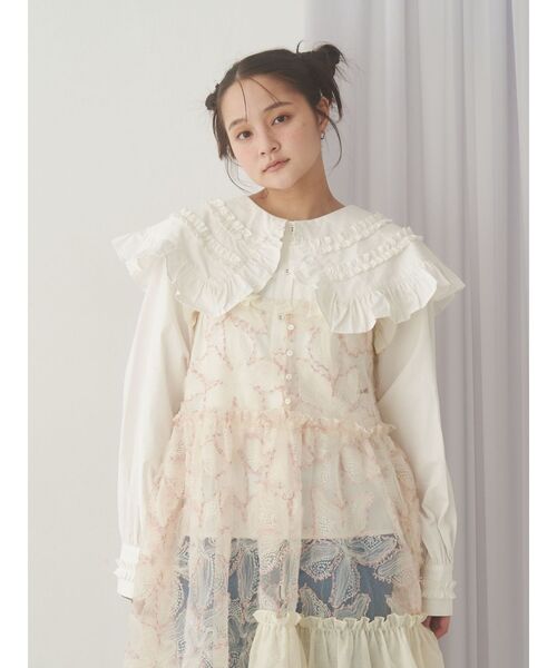 merry jenny（メリージェニー）の「yumeシアーコンビキャミワンピース