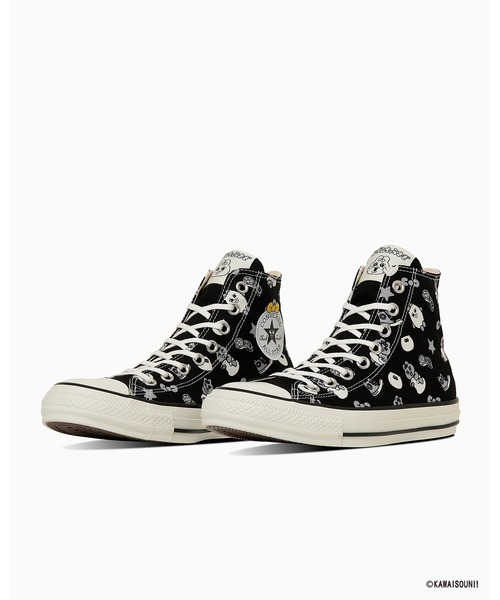 CONVERSE ALL STAR(コンバースオールスター)の「ALL STAR PT HI / KAWAISOUNI! / オールスター PT HI / 可哀想に!(スニーカー・レディース・ブラック・3/3.5/4/4.5/5/5.5/6.5/7/7.5/8/8.5/9/9.5/10.5)」の2枚目の写真
