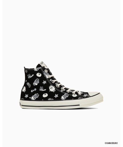 CONVERSE ALL STAR(コンバースオールスター)の「ALL STAR PT HI / KAWAISOUNI! / オールスター PT HI / 可哀想に!(スニーカー・レディース・ブラック・3/3.5/4/4.5/5/5.5/6.5/7/7.5/8/8.5/9/9.5/10.5)」の3枚目の写真