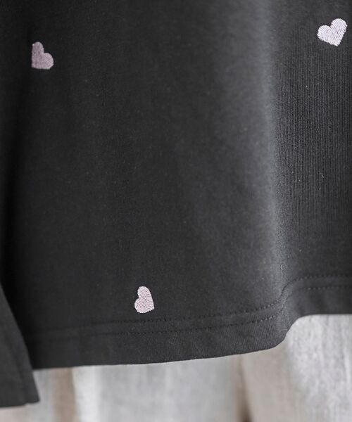 rps(アールピーエス)の「フレアースリーブ刺繍Tシャツ(Tシャツ/カットソー・レディース・ホワイト系その他3/ブラック/オフホワイト/ホワイト系その他2・フリー)」の12枚目の写真