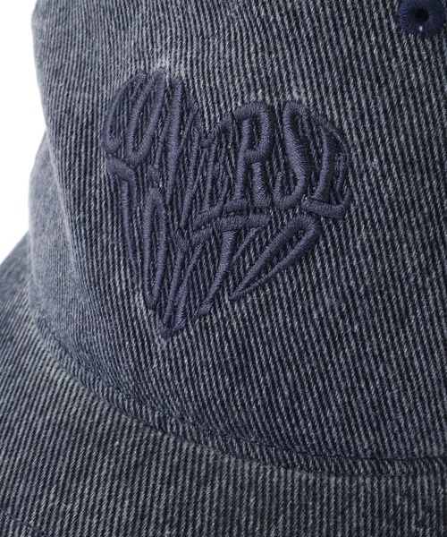 CONVERSE TOKYO（コンバーストウキョウ）の「PIGMENT DYE HEART LOGO CAP（キャップ・レディース・ブルー/ブラック/レッド・FREE）」の8枚目の写真
