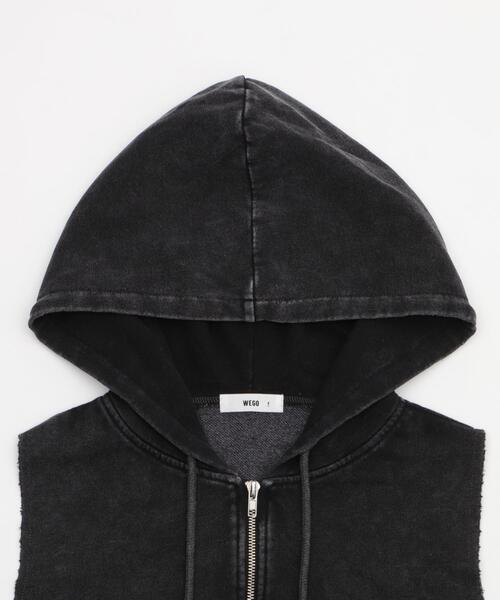 WEGO（ウィゴー）の「WEGO/ノースリーブジップパーカー（パーカー・レディース・杢グレー/スミクロ・FREE）」の17枚目の写真