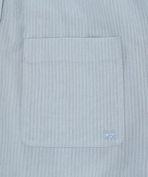 clor(クロル)の「OVERFIT STRIPE SHIRT(シャツ/ブラウス・レディース・ホワイト/ライトブルー・S/M)」の10枚目の写真