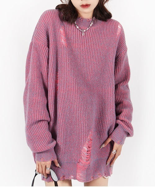 Y2K CPG ドローコード　ニット　セーター gossip!ロサンゼルス ニット セーター Y2K フード付ショート丈ニット