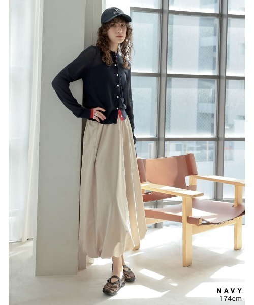 Re:EDIT（リエディ）の「[2025 SUMMER COLLECTION]ロゴ刺繍キャップ（キャップ・レディース・ネイビー/ホワイト/ブラック・FREE）」の9枚目の写真