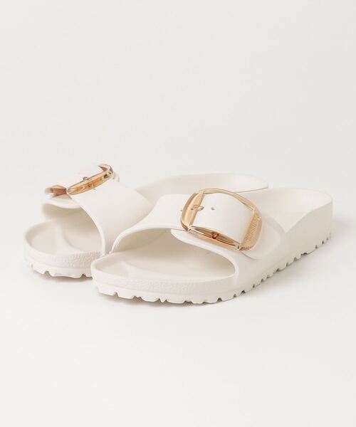 BIRKENSTOCK(ビルケンシュトック)の「ビルケンシュトック BIRKENSTOCK Madrid Big Buckle EVA Eggshell(サンダル・レディース・ホワイト・24.0cm/24.5cm/25.0cm/26.0cm/23.0cm)」の1枚目の写真