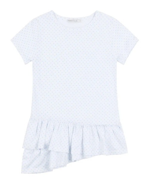 tシャツ A'GEM/9 × .kom 「 FANCY CLUB/ファンシークラブ」  Frill Layered Dot Tee/フリルレイヤード A'GEM/9 × .kom 『 FANCY CLUB/ファンシークラブ』 Frill